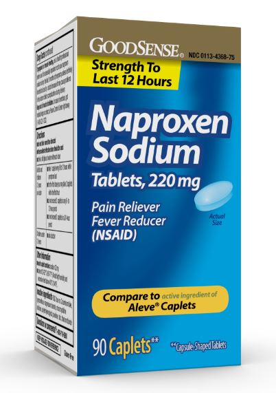 GS NAPROXEN SODIUM TAB 220 MG 90