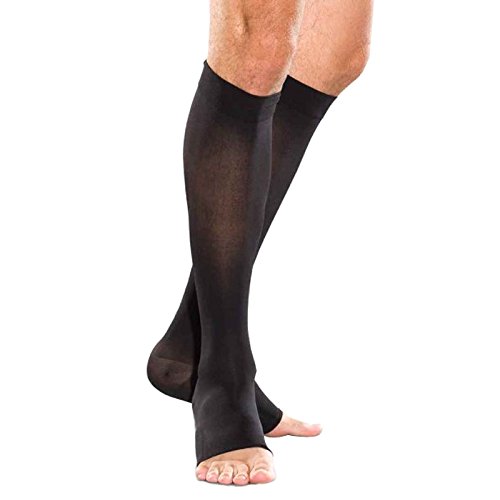KNEE HIGH 20-30 MEN/WOMEN OT BLACK LG TF
