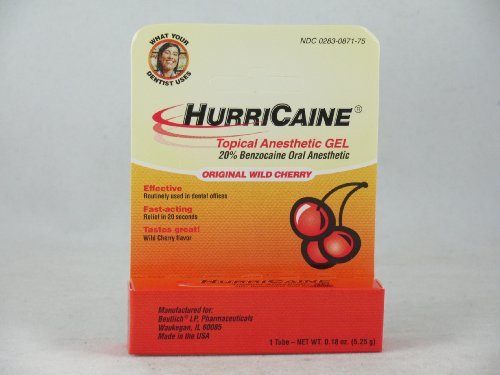 HURRICAINE GEL TUBE 1/6 OZ