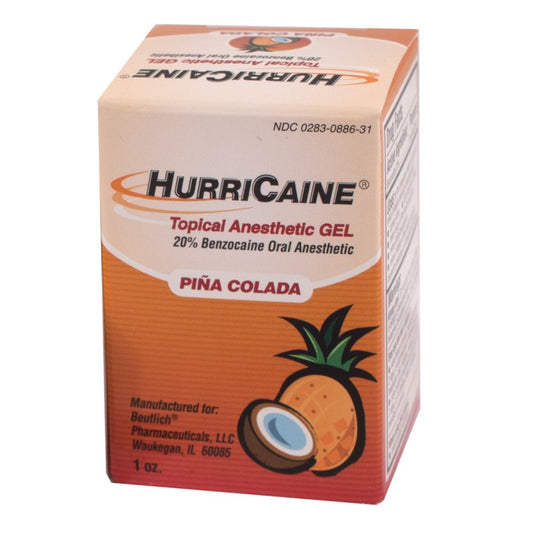 HURRICAINE GEL PINA COLADA JAR 1 OZ
