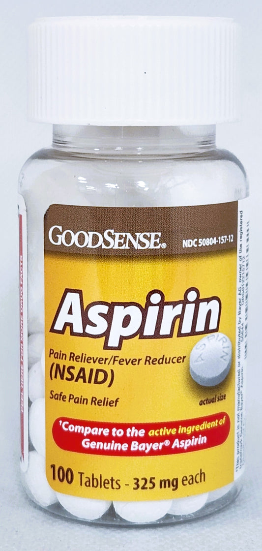 GS ASPIRIN COATED TAB 325 MG 100