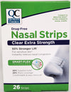 QC NASAL STRIP CLEAR TRIPLE BRIDGE 26