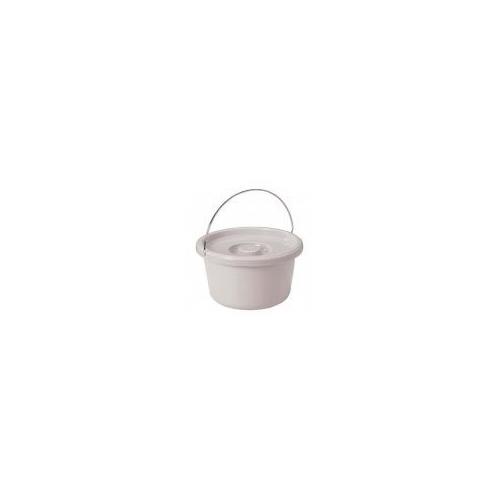 COMMODE BUCKET W/HANDLE & LID 7.5QT