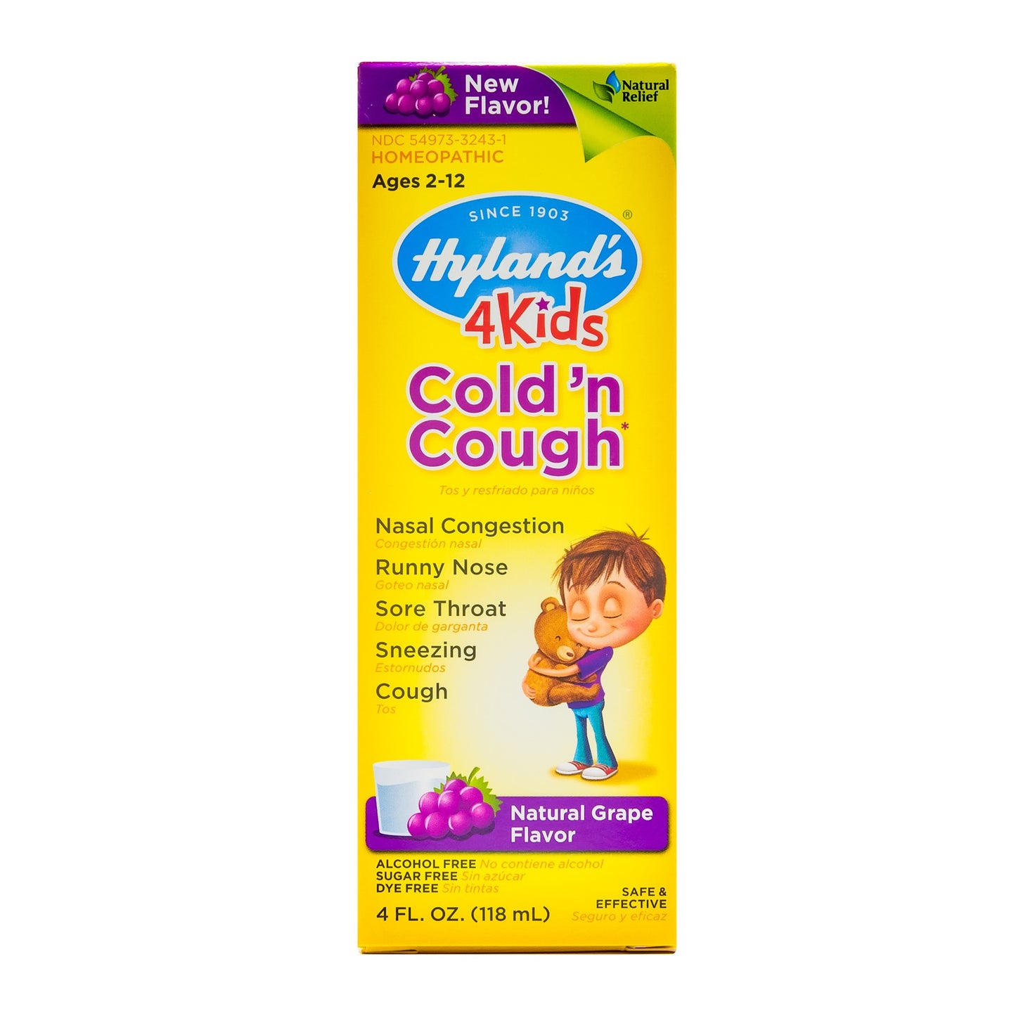 HYLANDS NATURALS KIDS COLD & COUGH DTIME 4OZ