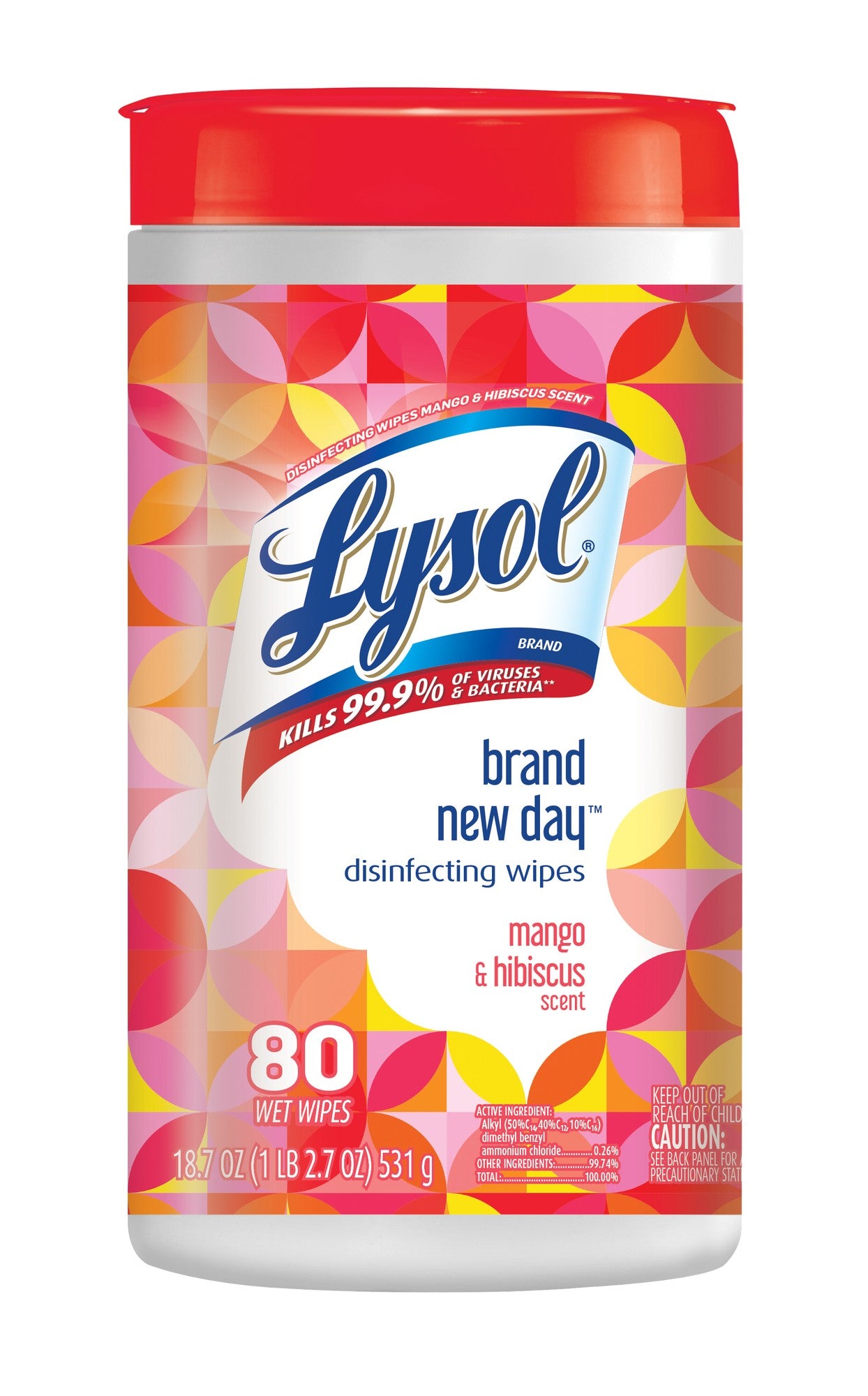 LYSOL DISINFECTING WIPES BRAND NEW DAY 80