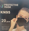 FACE MASK KN95 BLACK BX/20