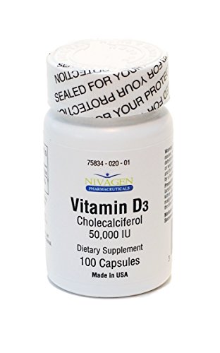 VITAMIN D3 50000IU CAP 100 NIVAGEN