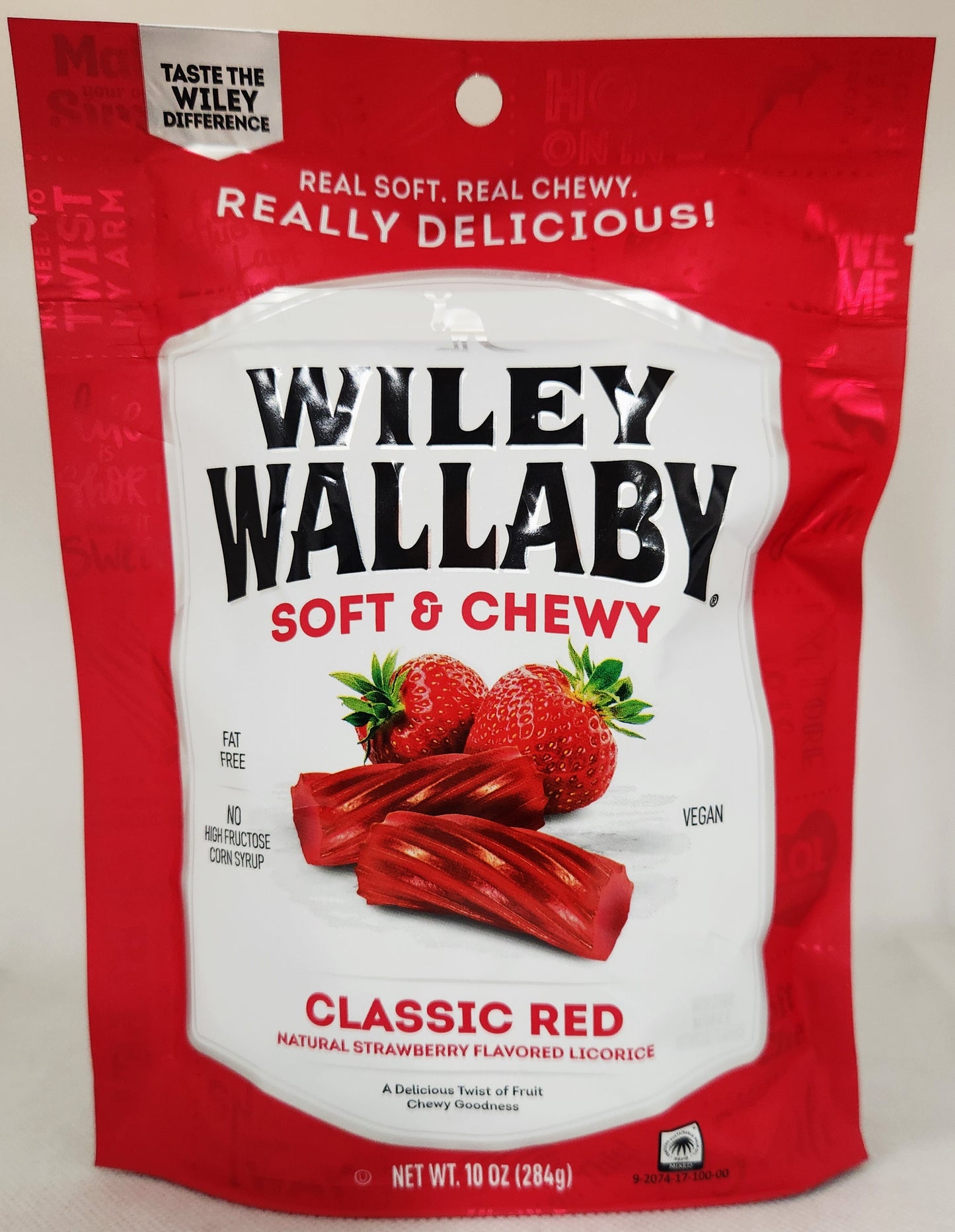 WILEY WALLABY RED LICORICE 10 OZ