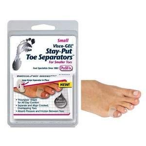 VISCO GEL STAY PUT TOE SEPARATOR SM PK/2