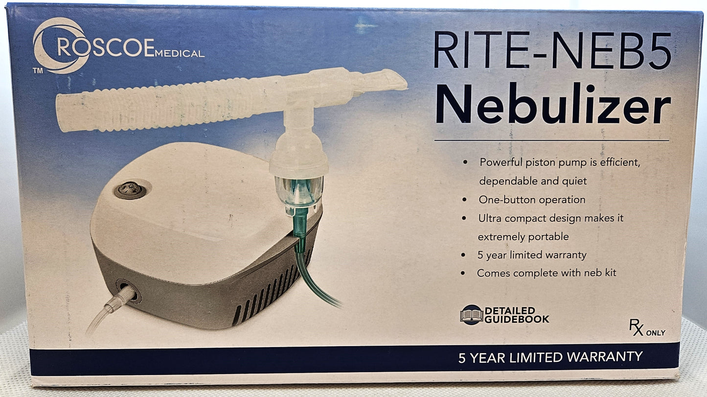 NEBULIZER COMPRESSOR W/DISP NEB KIT RITE-NEB5