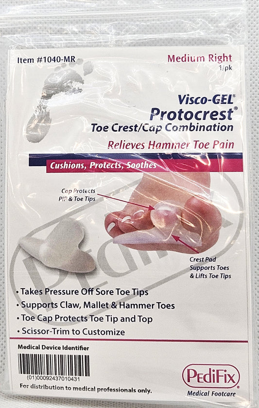 VISCO-GEL PROTOCREST TOE CREST/CAP CMB MD RT