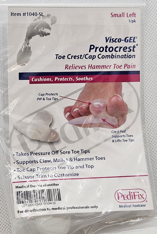 VISCO-GEL PROTOCREST TOE CREST/CAP CMB SM LF