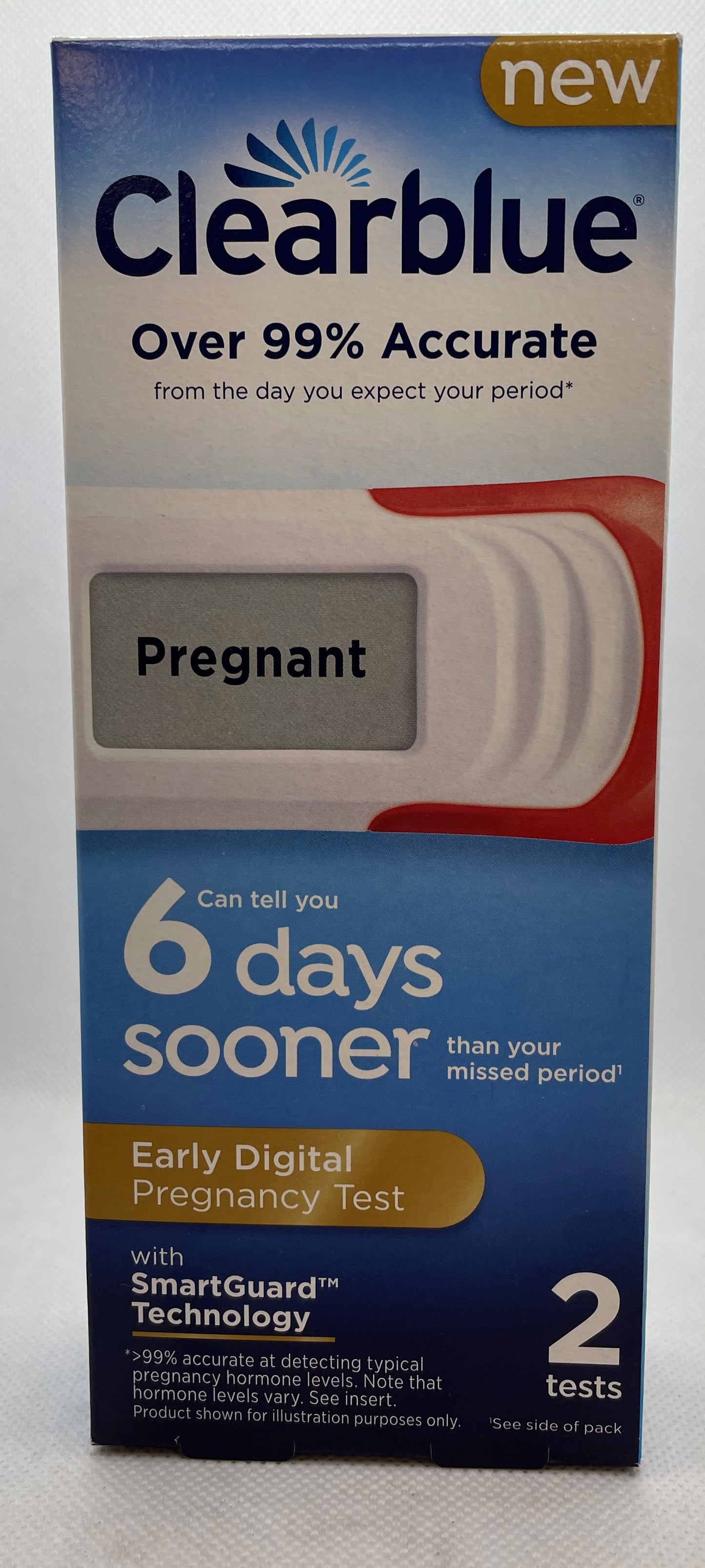 CLEARBLUE DIGITAL PREGNANCY TEST 2PK