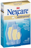 NEXCARE BANDAGE ADVANCED HEALING WTPF ASST 10