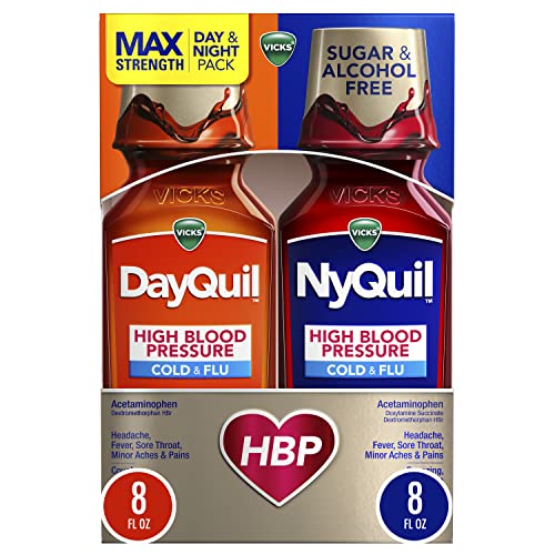 DAYQUIL/NYQUIL COLD & FLU HBP COMBO 8 OZ