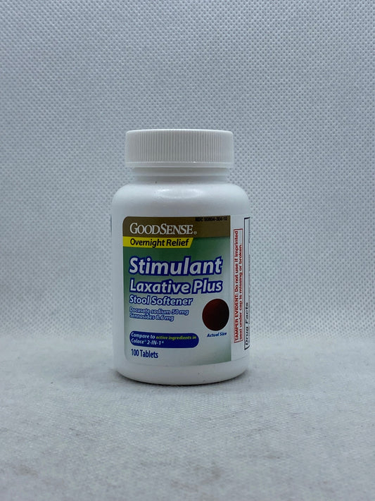 GS STIMULANT LAX + STOOL SOFTENER TAB 100