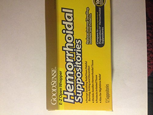 GS HEMORRHOIDAL SUPPOSITORIES 12