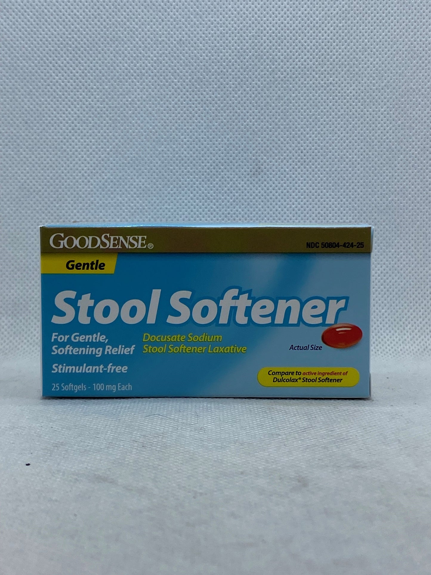 GS GENTLE STOOL SOFTENER 100 MG SOFTGELS 25