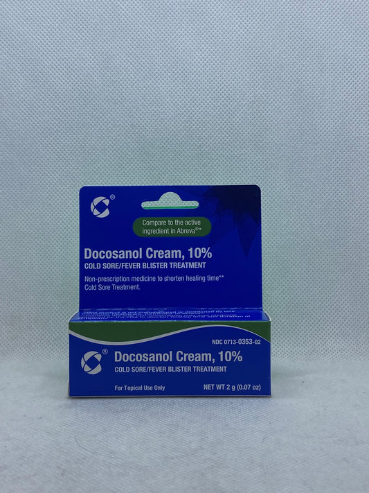 DOCOSANOL CREAM 10% TUBE 2 GM (OTC) COSSETTE