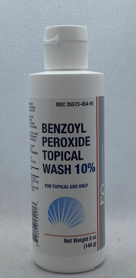 BENZOYL PEROXIDE WASH 10% 5 OZ PRASCO