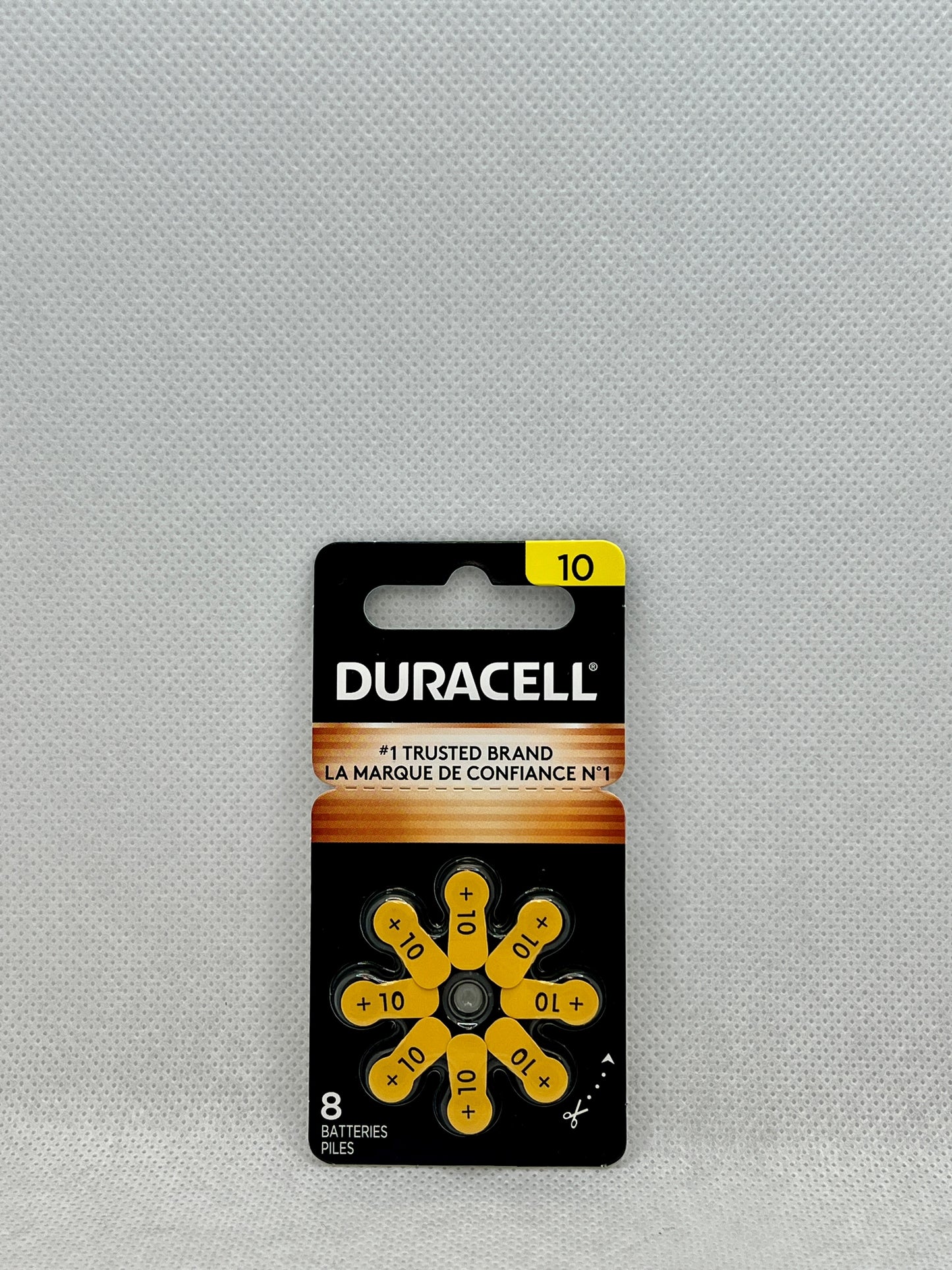 DURACELL HEARING AID ZINC-AIR BATT DA10 8PK