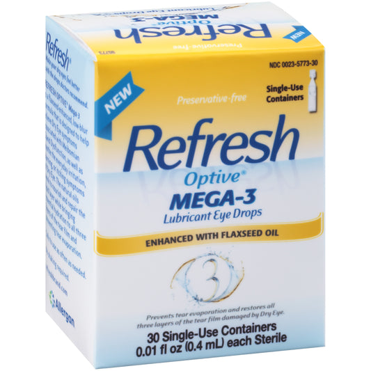 REFRESH OPTIVE MEGA-3 LUB EYE DROP .4 ML 30