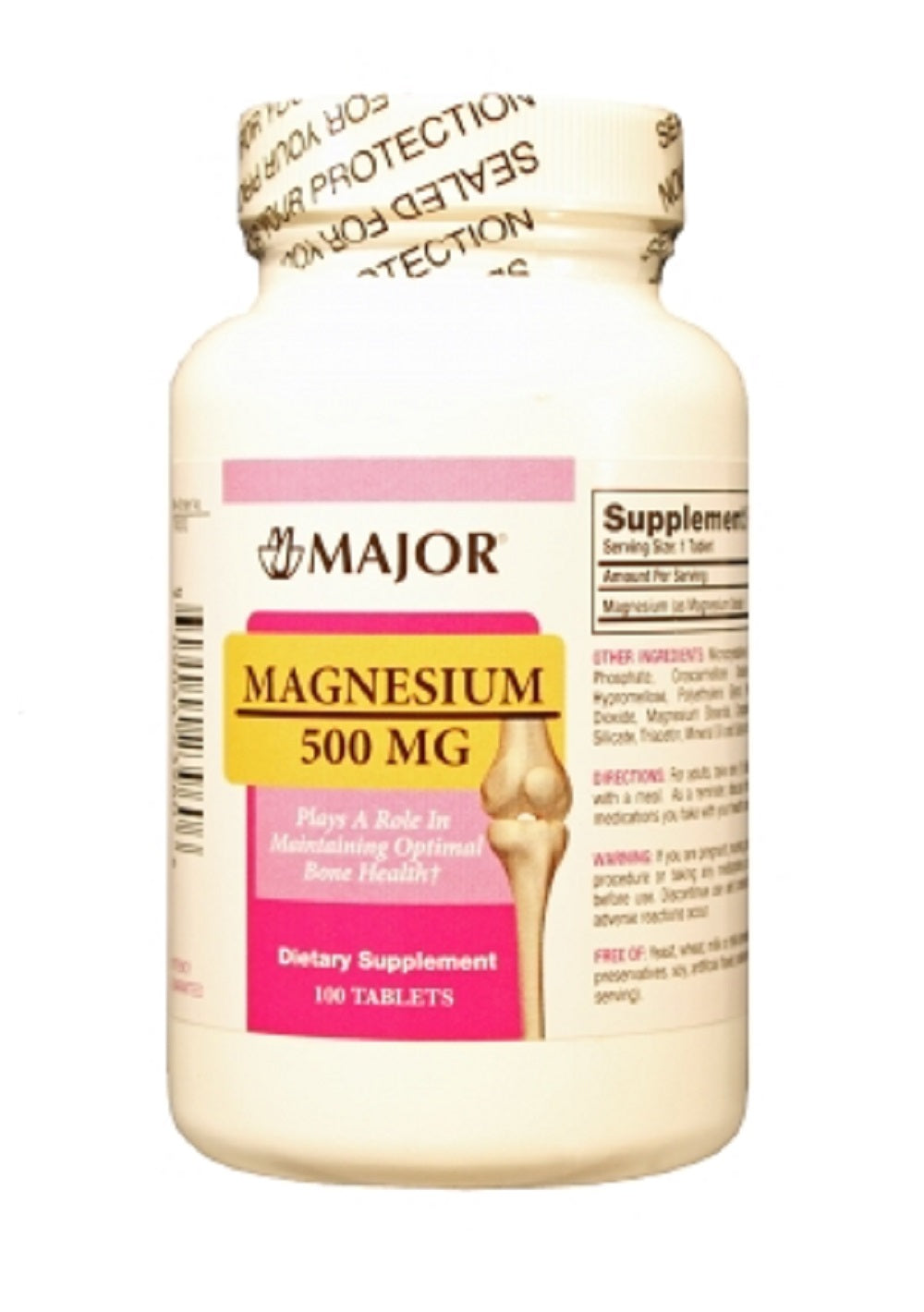 MAGNESIUM OXIDE TAB 500 MG 100 MAJOR