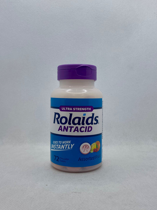 ROLAIDS ULTRA STRENGTH FRUIT TAB 72 BOTTLE