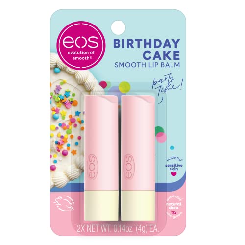 EOS LIP BALM BIRTHDAY CAKE TWIN PACK 0.14 OZ