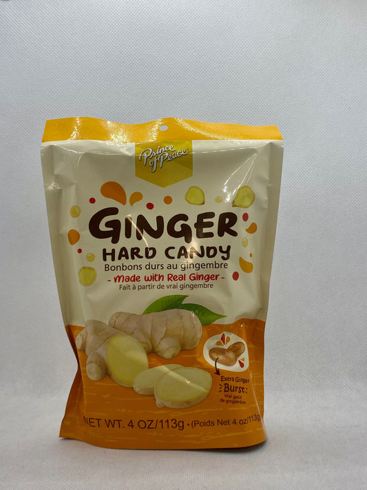 GINGER HARD CANDY ORIGINAL 4 OZ