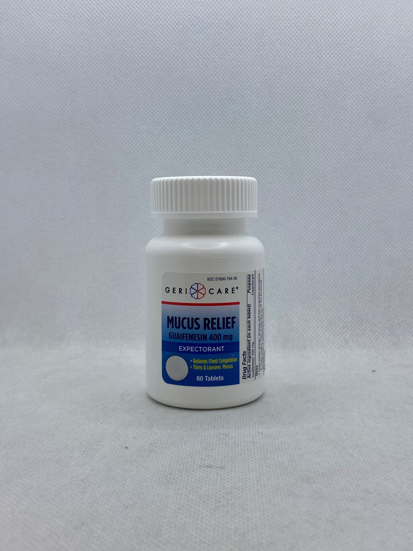 GUAIFENESIN TAB 400 MG 60 GERI-CARE