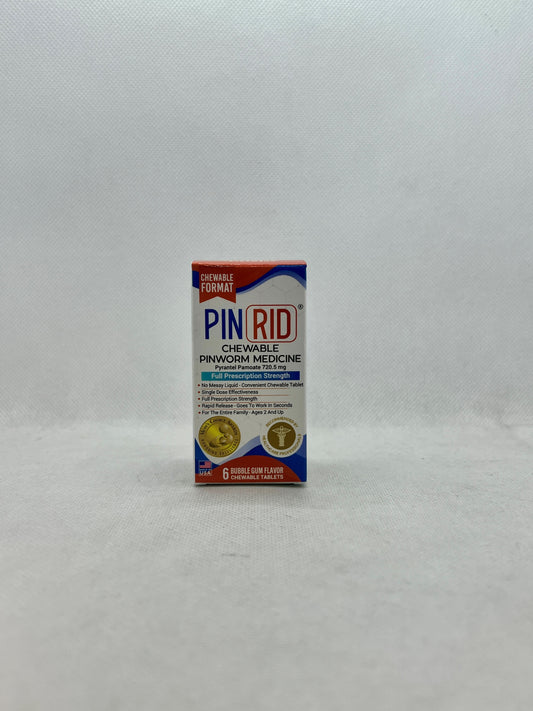 PINRID 6 CHEWABLE TABLETS