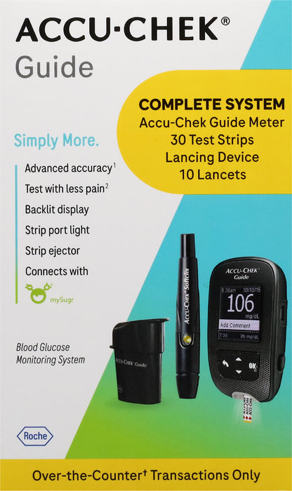 ACCU CHEK GUIDE RETAIL CASH STARTER KIT