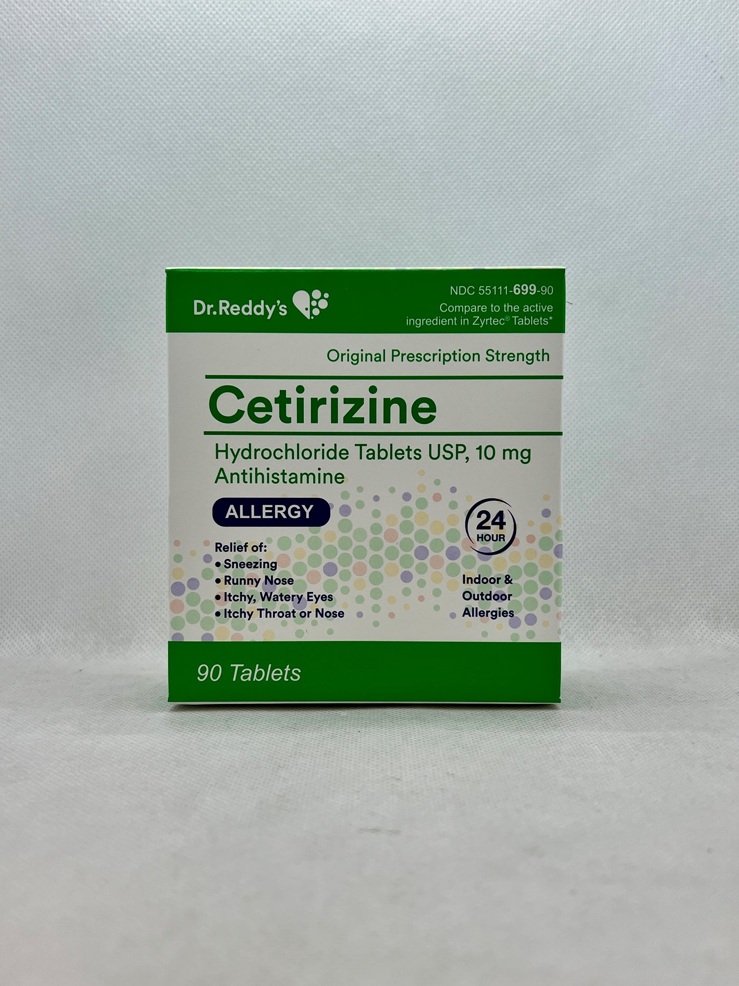 CETIRIZINE TAB 10 MG 90 (OTC) DR REDDYS