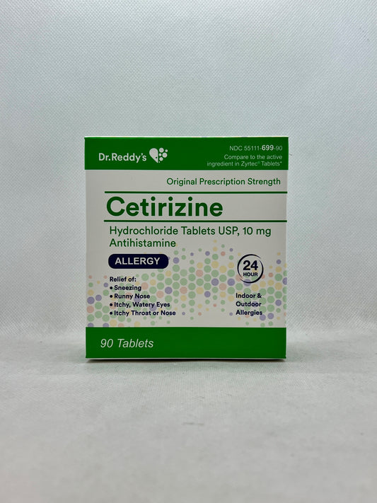 CETIRIZINE TAB 10 MG 90 (OTC) DR REDDYS