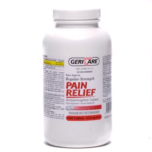 ACETAMINOPHEN TAB 325 MG 1000 GERI-CARE