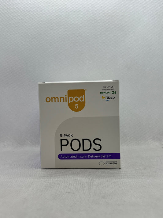 OMNIPOD 5 LIBRE 2 PLUS DEXCOM G6 PODS BX/5