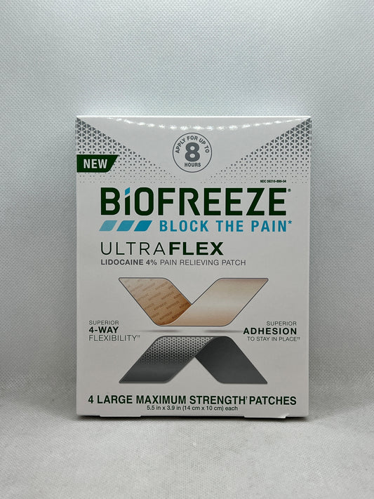 BIOFREEZE FLEX LIDOCAINE PATCH 4