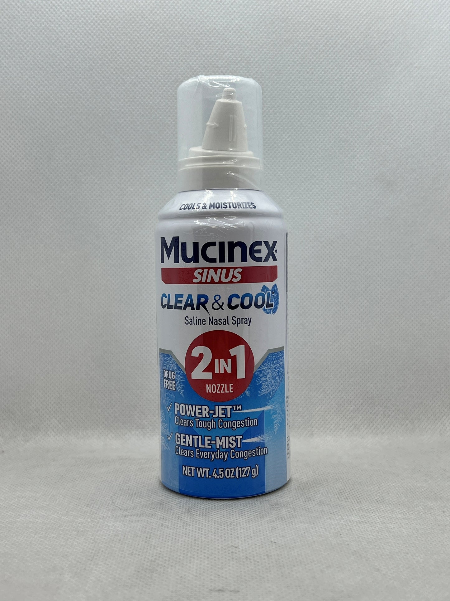 MUCINEX SINUS CLEAR & COOL SALINE SPRAY 4.5OZ