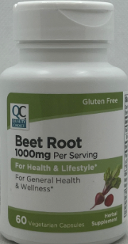 QC BEET ROOT 1000 MG CAP 60