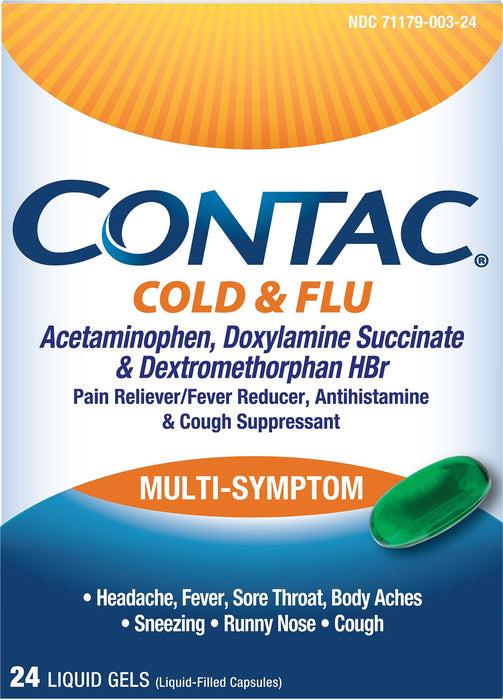 CONTAC MULTI-SYMPTOM COLD & FLU LIQ GELS 24