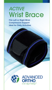 WRIST BRACE COMPRESSION BAND UNIV ACTIVE AO