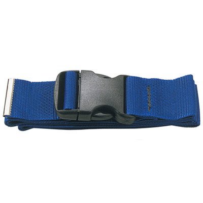 GAIT BELT NYLON PLASTIC BUCKLE 58" BLUE