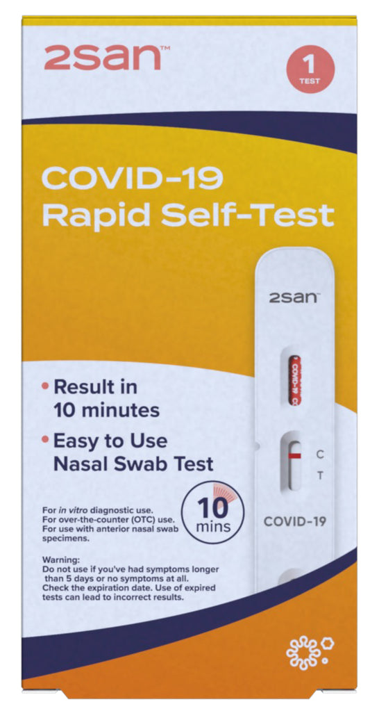 2SAN COVID-19 RAPID SELF TEST 1 CT