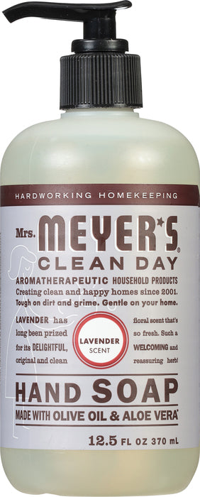 MRS MEYERS CLEAN DAY H/SOAP LAVENDER 12.5 OZ