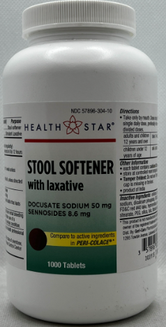 SENNA PLUS TAB 8.6/50 MG 1000 GERI-CARE