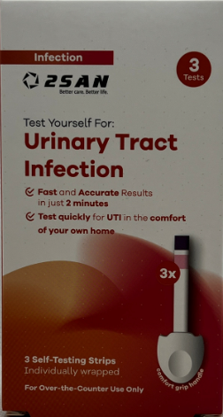2SAN URINARY TRACT INFECTION UTI TEST 3 TEST