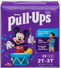 HUGGIES PULLUPS BOY 3T-4T 13-34 LBS 92 CS/1
