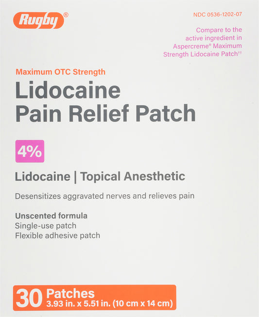 PAIN RELIEF PATCH W/LIDOCAINE 4% 30 MAJOR