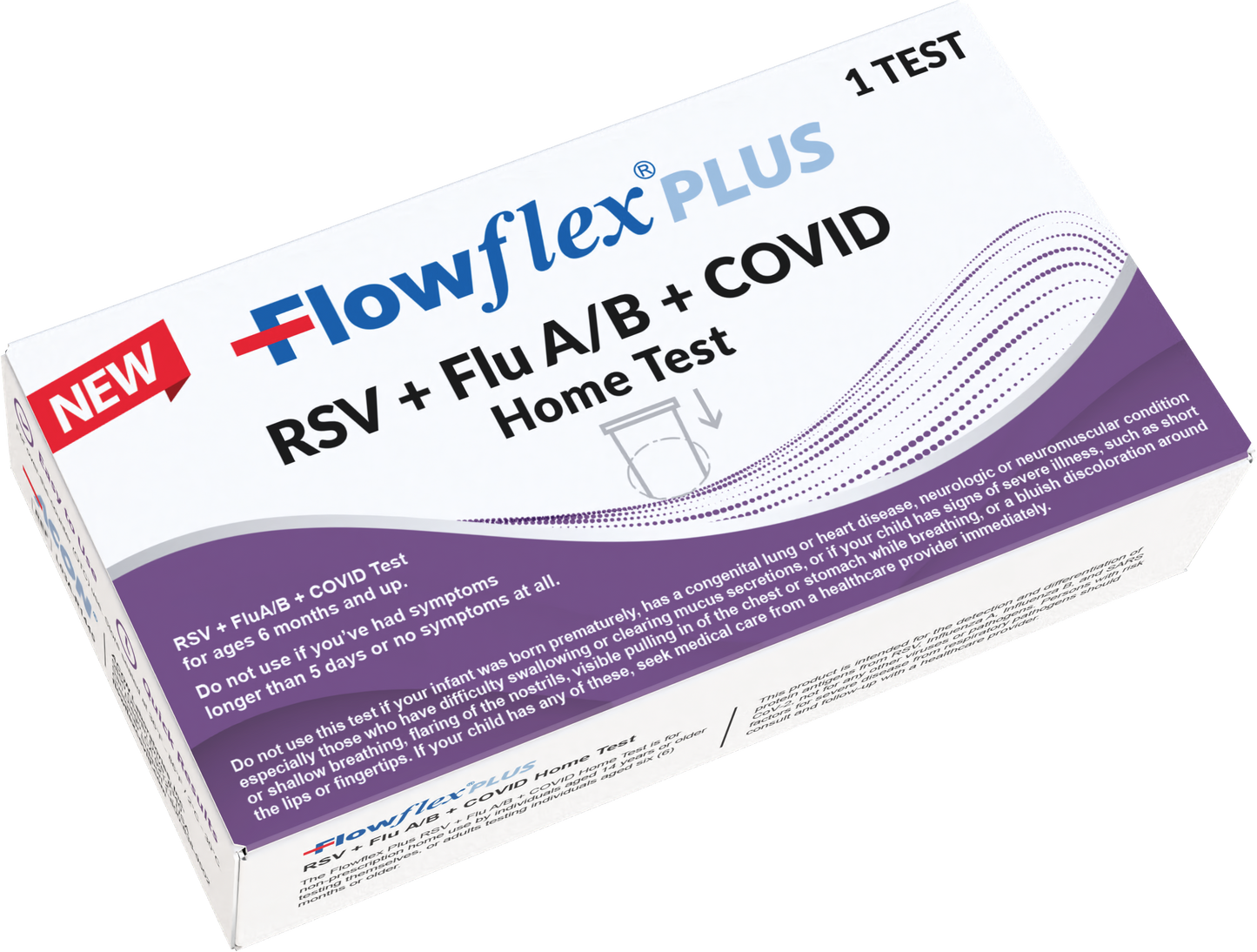FLOWFLEX+ 4-IN-1 RSV + FLU A/B + COVID OTC 1